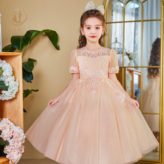 Children's dress flower girl wedding princess dress
