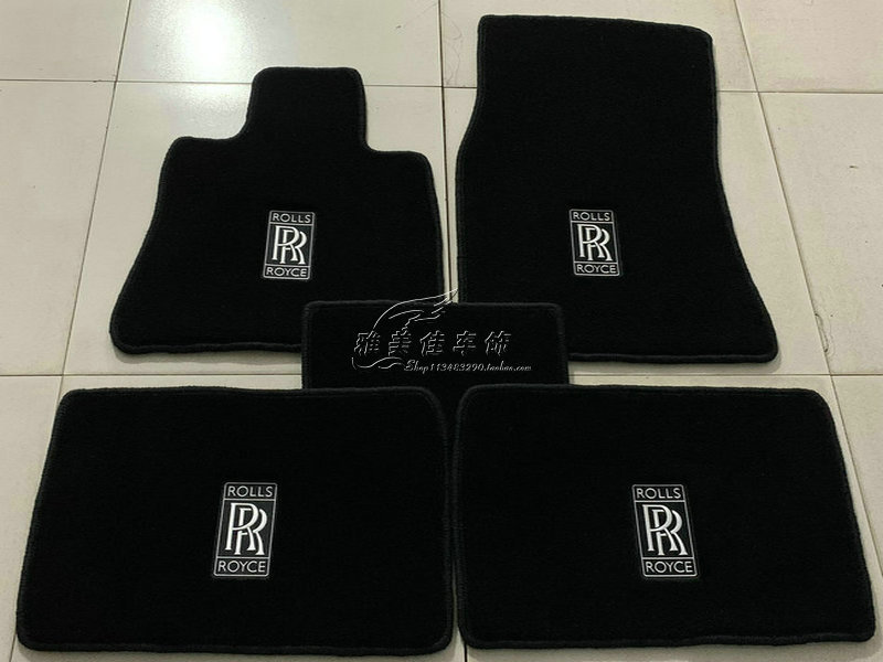 Rolls-Royce Cullinan Ghost Phantom Extended Version Phantom Black Special Edition Wool Car Carpet Floor Mats Rolls-Royce Cullinan Ghost Phantom Extended Version Phantom Black Special Edition Wool Car Carpet Floor Mats