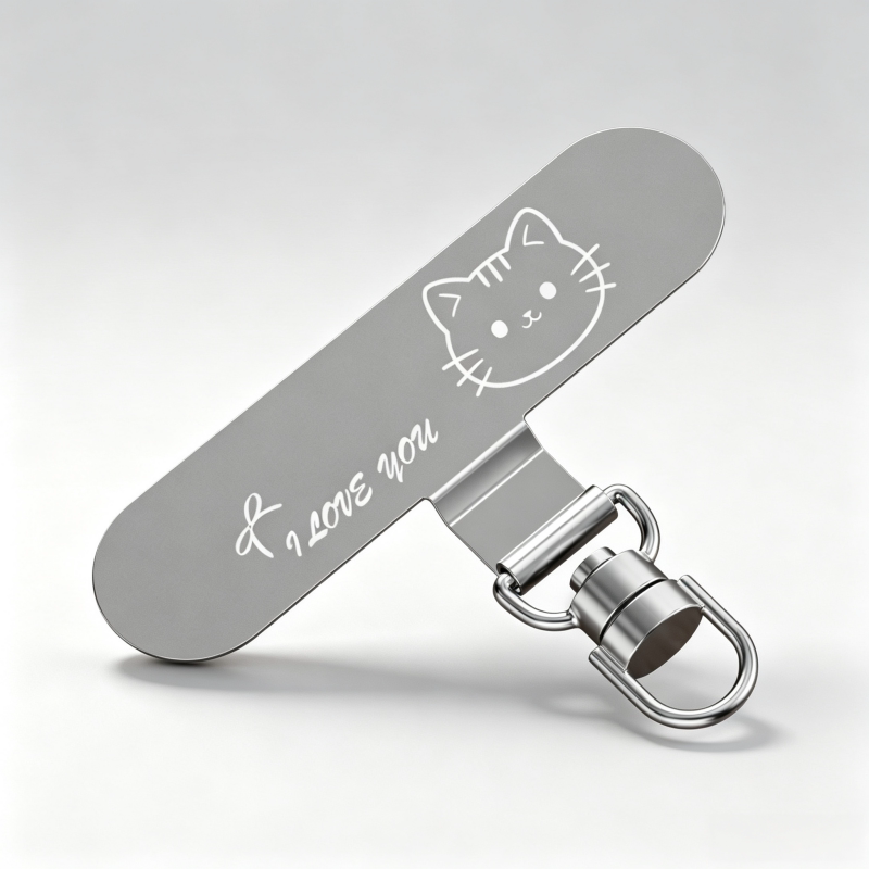 360-Degree Rotating Phone Lanyard Metal Clip, Lightweight Stainless Steel Hook Connector, Sturdy and Does Not Protrude from the Case 360-Degree Rotating Phone Lanyard Metal Clip, Lightweight Stainless Steel Hook Connector, Sturdy and Does Not Protrude from the Case