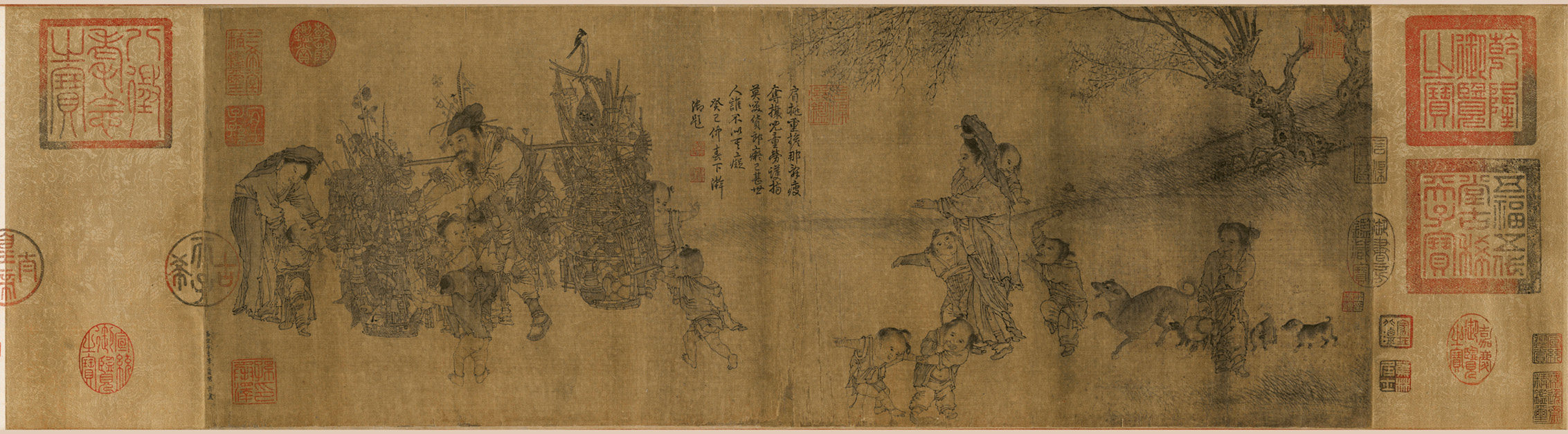 Hand Roll of Li Song Huolang, Southern Song Dynasty, National Palace Museum, Beijing