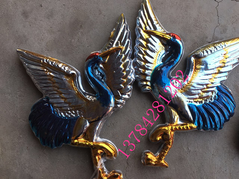 Funeral supplies Plastic gold - plated cranes funeral supplies 50 pairs