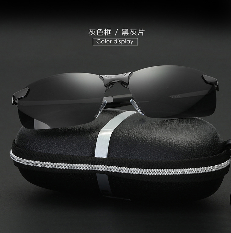 Kính râm nam mới lái xe phân cực lái xe hipster kính râm mắt dài mặt kính nam UV kính trẻ em