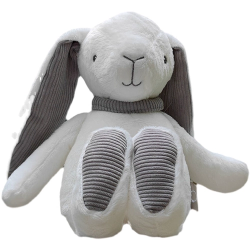 Оригинальный белый успокаивающий кролик, детская кукла, плюшевая игрушка, белый кролик, подарок на день рождения