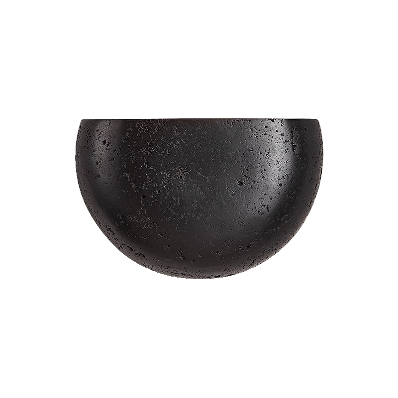 Black Hole Stone Vintage Retro Living Room Bedroom Bedside Wall Lamp Wabi-Sabi Niche Entryway Corridor Homestay Cafe Lighting Fixtures