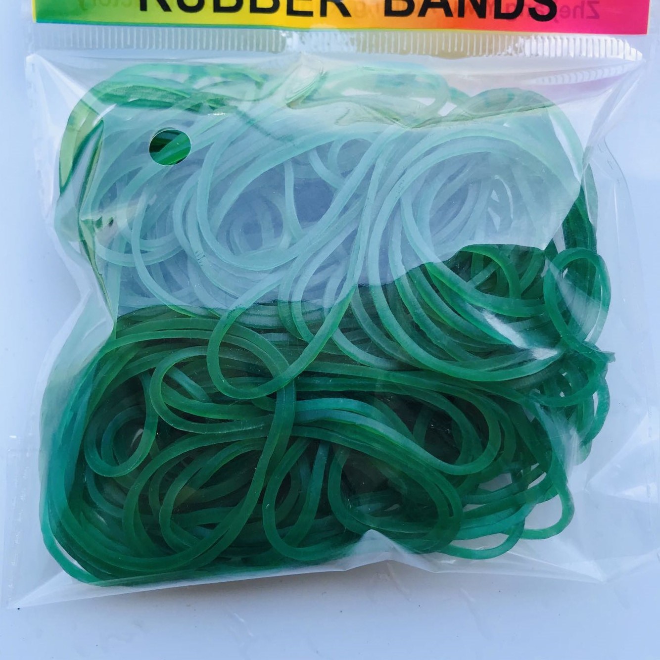 Green rubber band Bull Leather Fascia Leather Collar Hair Accessories Diameter 4 5CM Large number Free invoicing
