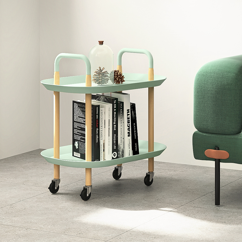 mwh man good home Nordic tea table minimalist modern living room edge a few corners a few tea table mobile little stroller sofa side table