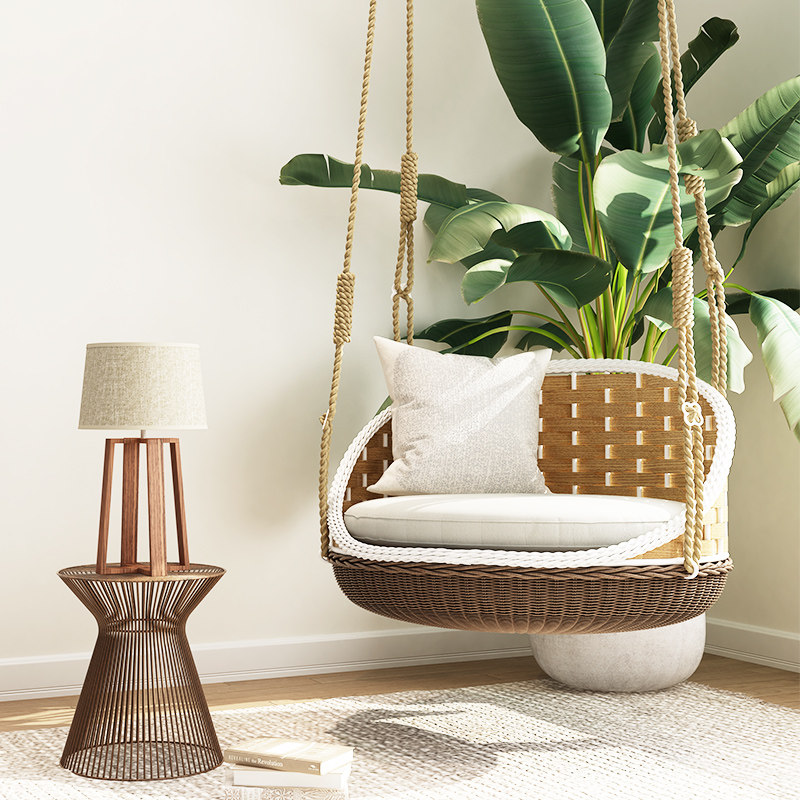 indoor basket swing chair