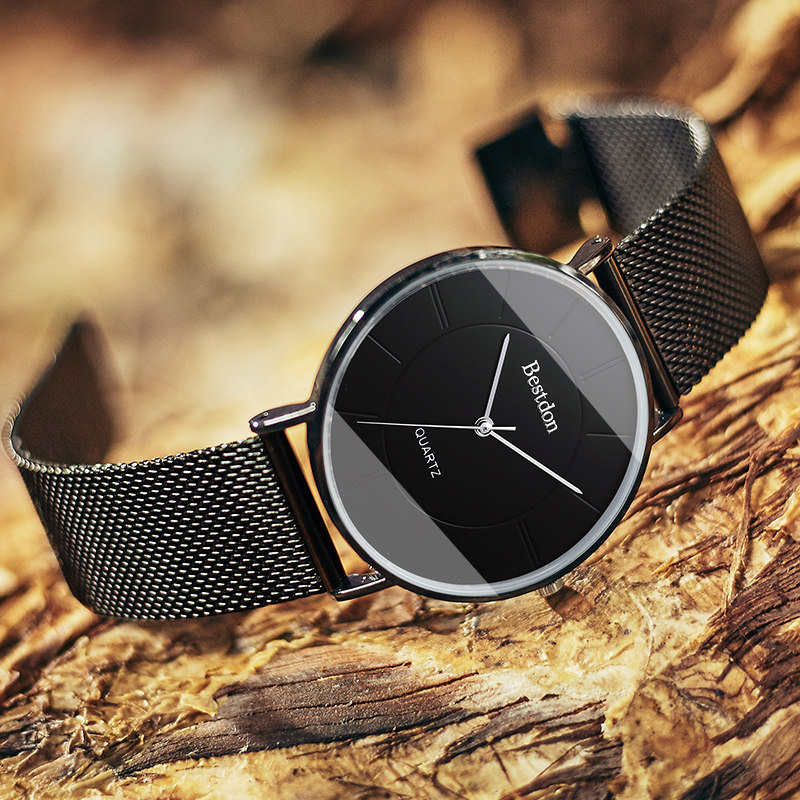 Bondon watch men's quartz watch Simple steel belt watch Student men's watch brand name 2021 new trend brand