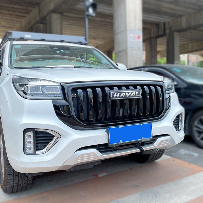 Подходит для 22 Haval H9 Black Warrior Modication Special Special H9 Передняя поверхность центральная сетка