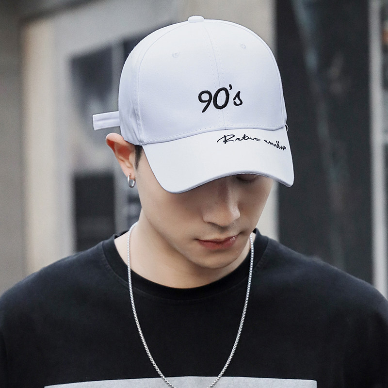 Hat Male Summer Korean version Tidal Duck Tongue Cap Fashion Casual Summer Street Men Ins Tide Cards Outdoor Sun Hat