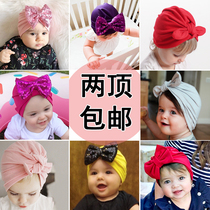 New Bohemian childrens head towel cap baby child knot cap Indian summer cute tire cap