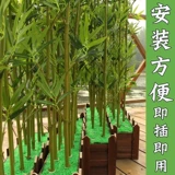 Поддельная бамбуковая симуляция растения шерсть бамбуковая перегородка экраны гостиная
