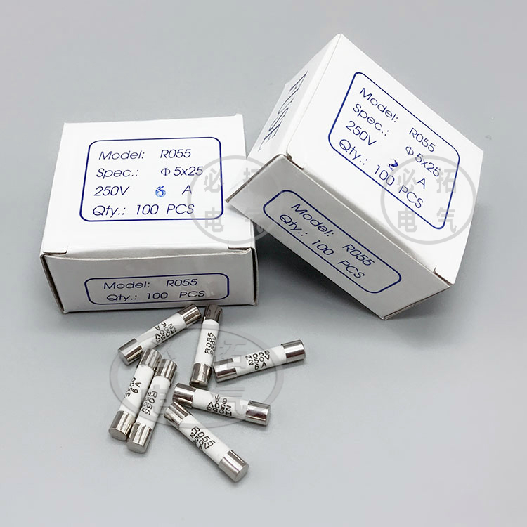 Cầu chì ống cầu chì gốm 5x25 R055 Cầu chì lõi cầu chì 250V 5 * 25 mm cầu chì 150a