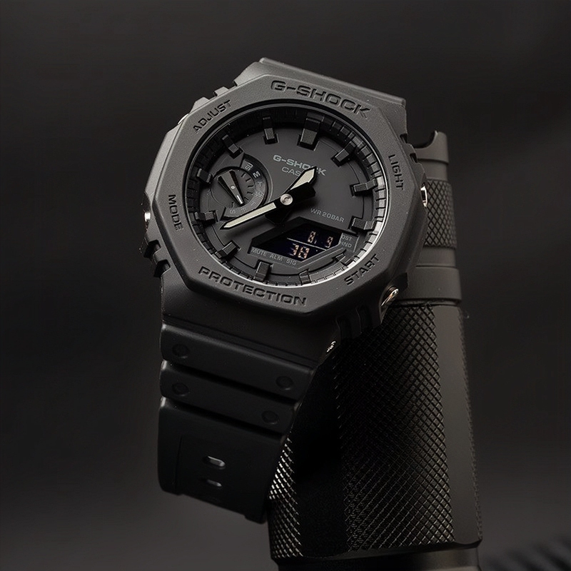 Casio Ga-2100 Oak Watch for Men, Official Genuine G-Shock Electronic Watch for Students