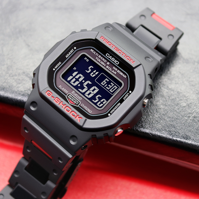 Casio Casio Watch Men's Model Gw-B5600Hr Small Square Genuine Solar Student Digital Watch