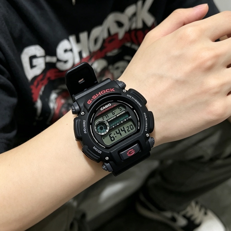 Casio Casio Watch Boys' G-Shock Junior High School Student Youth Digital Watch Dw-9052