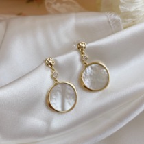 Water Shape Fritillaria mosquito coil ear clip without ear hole female earrings female earrings design sense niche spiral clip