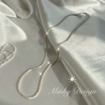 Romantic Galaxy s925 sterling silver chain necklace female light luxury niche accessories stacked necklace 2021 New