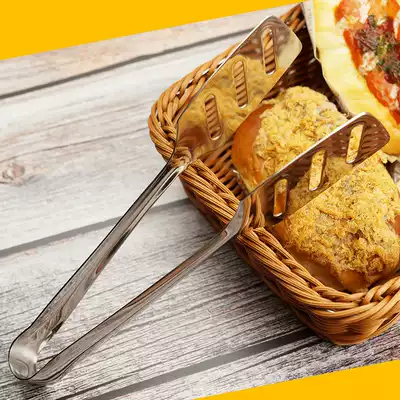 Thickened food clip Stainless steel western food clip Bread clip Barbecue clip Barbecue clip Baked food buffet clip