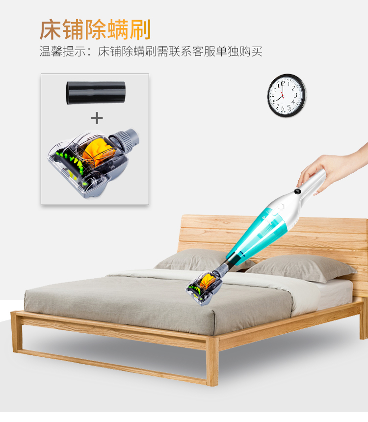 Máy hút bụi cầm tay hộ gia đình cổ trắng cầm tay sàn nhỏ bụi máy hút bụi thú cưng sofa lông chó - Máy hút bụi robot lau nhà deebot
