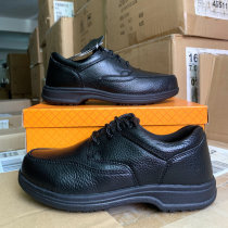 East factory foreign trade American single foreign trade Safe Tstep non-slip waterproof oil-proof wide mens casual cowhide shoes