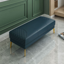 Can store light luxury leather shoe stool home cloakroom storage door bedroom bed end sofa foot bench