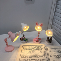 Mini Lightlight Bedroom Soft Diy Table Lightroom Dormitory Bed with LED Light Room Decorated Light Fittings