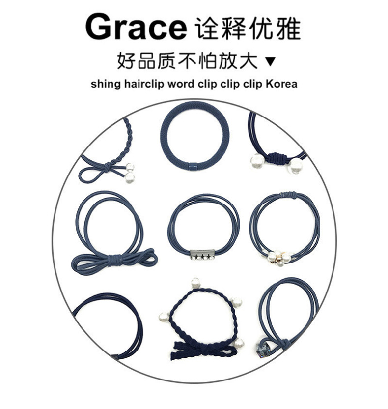 Đầu dây nhỏ tóc tươi dây Mori nữ trưởng thành đơn giản tóc vòng mũ nón buộc tóc cao su ban nhạc tóc phụ kiện cá tính - Phụ kiện tóc buộc tóc scrunchies