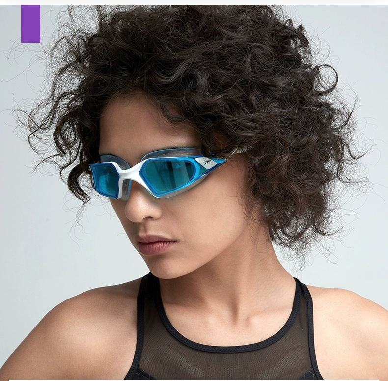 Kính bơi Speedo Kính bơi đua xe chuyên nghiệp chống thấm nước và chống sương mù độ phân giải cao dành cho nam và nữ Kính bơi khung lớn được phủ kiếng bơi kinh boi co do