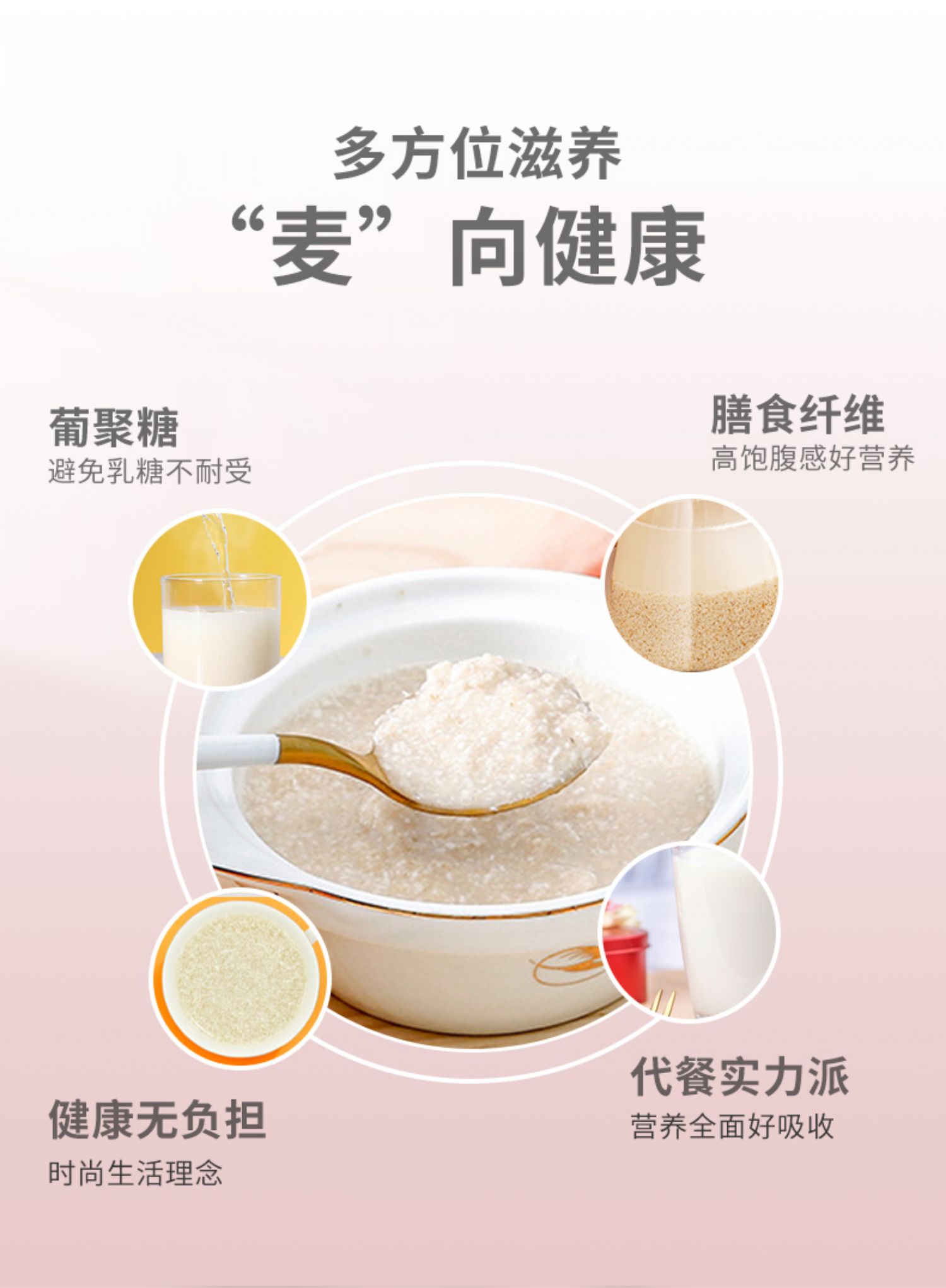 【稳定签到】椰蓉燕麦代餐粉210g/盒