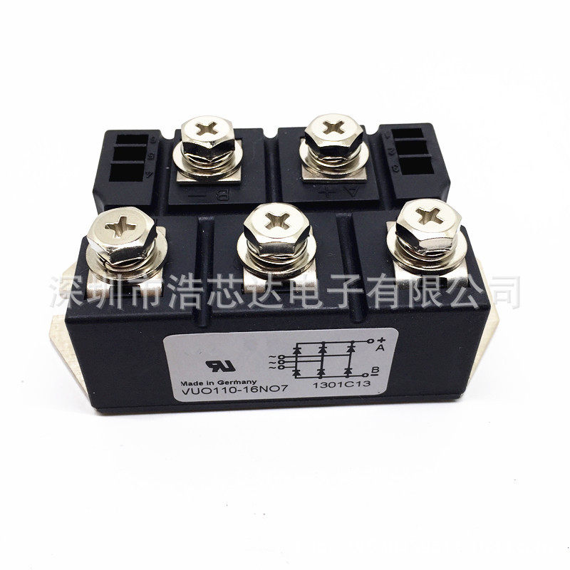 New three-phase rectifier bridge module VUO110-16N07 110A 1600V accessories