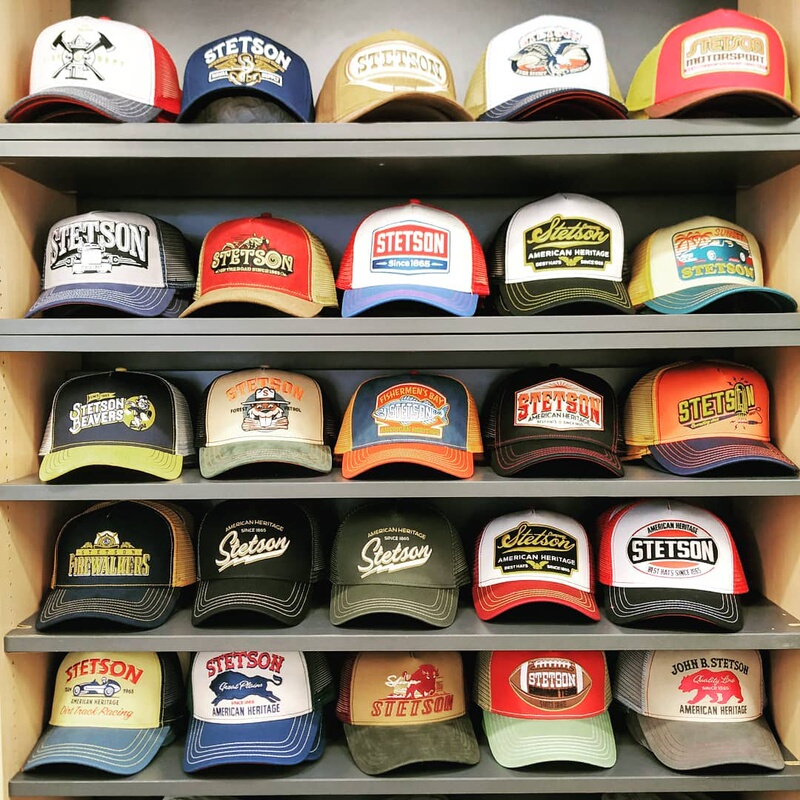 Authentic American Stetson Trucker Hat Baseball Cap Outdoor Sports Versatile Sports Cap