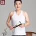 Mùa hè trung niên nam vest nam cotton trung niên mùa hè cha áo vest cha quần áo ngắn tay áo sơ mi nam - Áo vest cotton