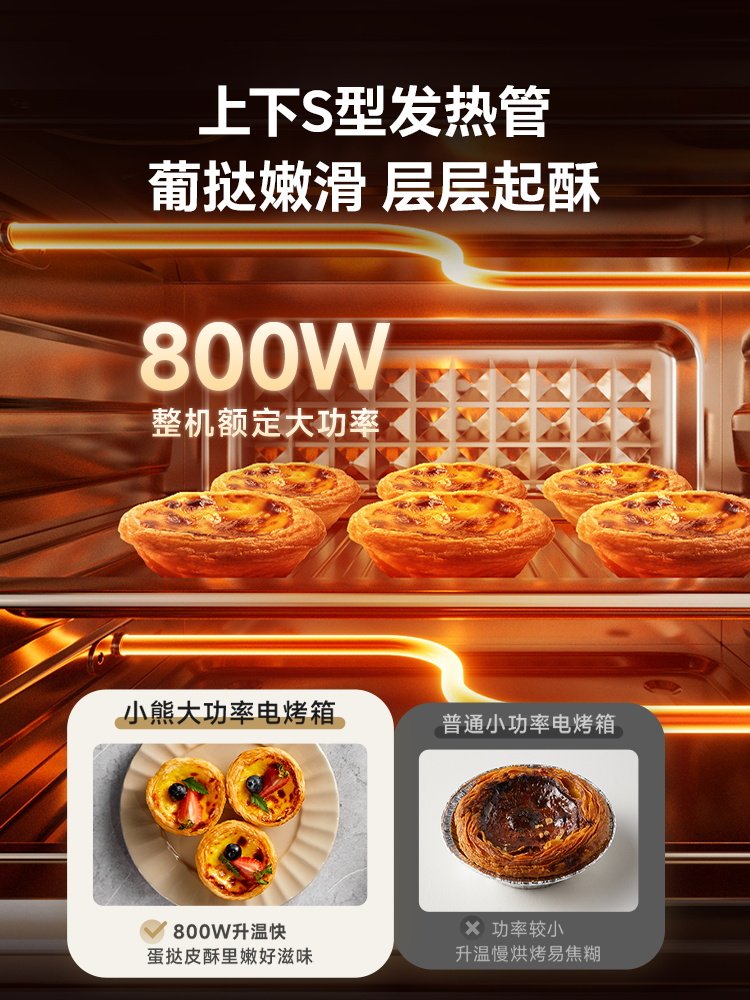 Bear Oven Small Household Oven 10L Baking-Specific Mini Electric Oven All-In-One Multifunctional Official