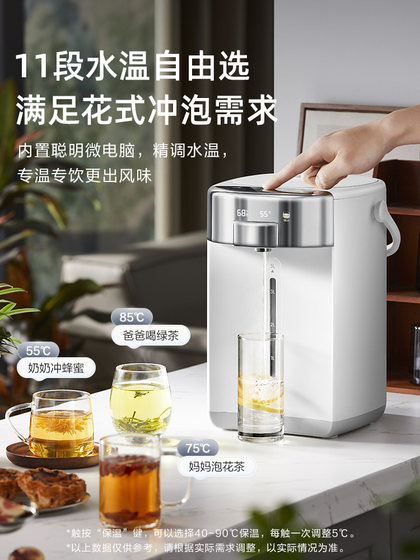 小熊恒温热水壶0胶水家用大容量自动烧水保温一体电热水瓶饮水机