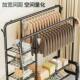 Extra Thick and Sturdy Simple Clothes Rack, Freestanding for Home Use in Bedroom or Balcony, Double Row Clothes Rod, Mobile Clothes Drying Rack