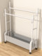 Light Luxury Style Floor-Standing Clothes Drying Rack, Coat Rack for Home Bedroom, Movable Simple Clothes Hanger, Indoor Storage Rack