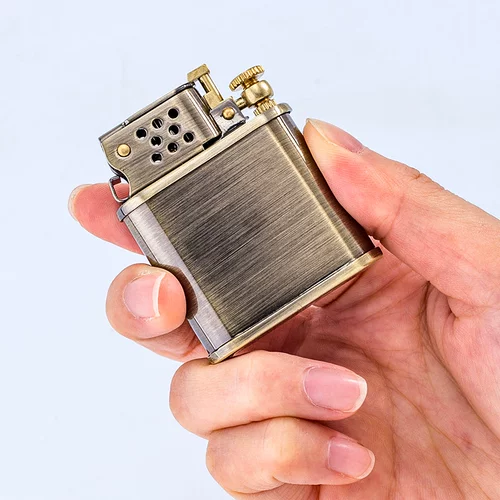 Креативная ветрозащитная ретро зажигалка на керосине, делается под заказ