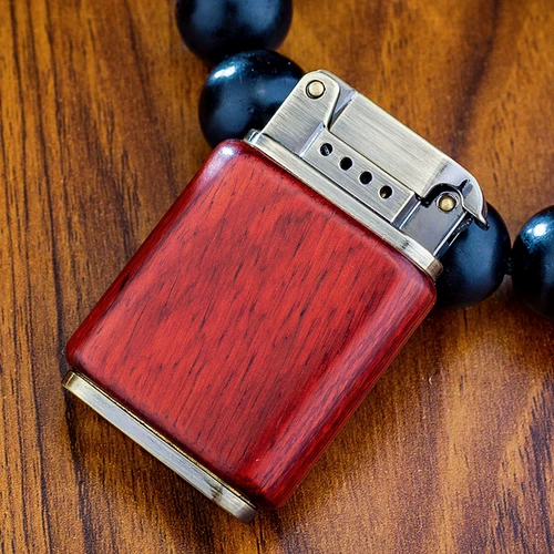 Креативная зажигалка на керосине из сандалового дерева, подарок на день рождения