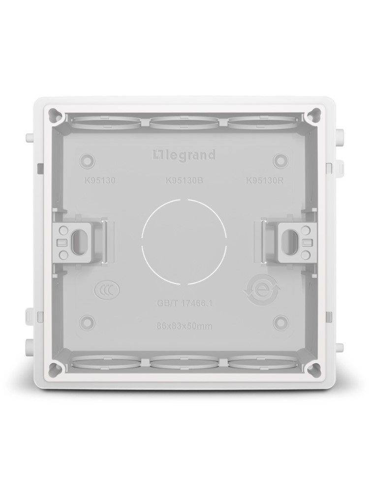 Roger Lang 86 Type Universal Concealed bottom box Three-color through-type splicing concealed ground wire box bottom box wiring box-Taobao