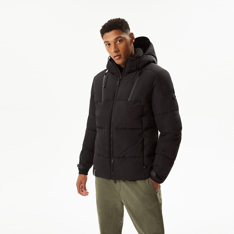 DIVRESE Autumn Winter New Men Anti-Chill Warm Down Cotton Jacket Tide Fashion Casual Windproof Cotton Jacket