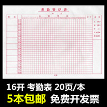 16 Open the attendance form the attendance schedule the afternoon overtime registration site personnel check in the salary statistics table