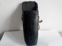 Handmade clay pottery chopsticks cage bamboo cage in the Cultural Revolution era