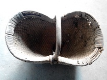 Folk collection of small basket basket window shows nostalgia collection of small basket windows hand-knit