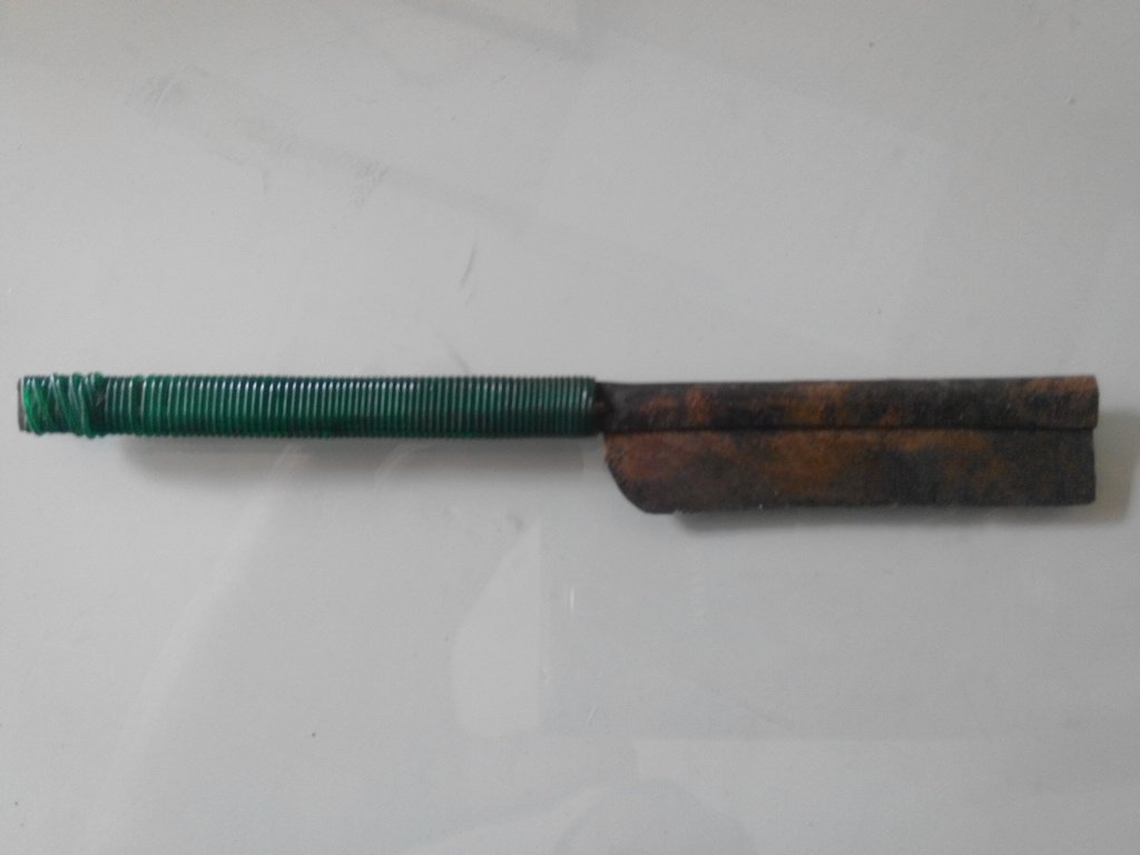 The old scraping face of the Republic of China Knife And Knife Iron Making Knife Iron Shave Knives Collection Baozhen Bao Old Ancient Play Miscellaneous Old Goods