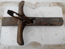 Ancient playful old cows head planemakers tool used to make furniture wood tools old objects physical specimens