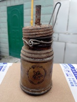 Import of small oil lamp coal oil lamp lighting lamp with character number of oil lamp ancient play miscellaneous old objects film and TV props