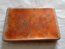 After Liberation Old Iron Box Flower Bird Figure Box Old Objects Smoke Roll Box Physical Specimen Bag Old