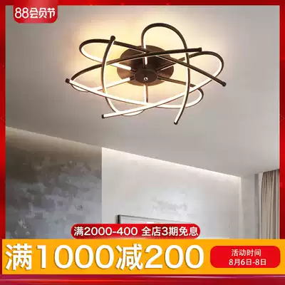 Nordic living room light led creative ceiling light Simple modern personality Master bedroom light Warm dining room Dining room ceiling light