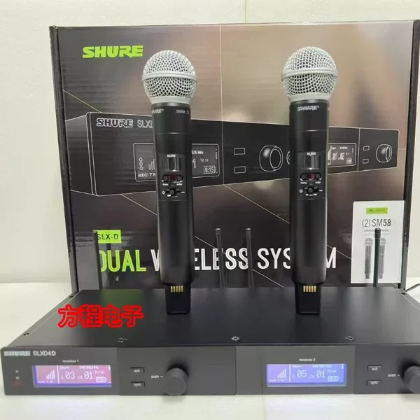 Shure/ SLXD4D/SM58 один-двойной беспроводной микрофон для цифрового выступления вживую трансляции